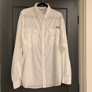 Men’s Long Sleeve button up shirt.